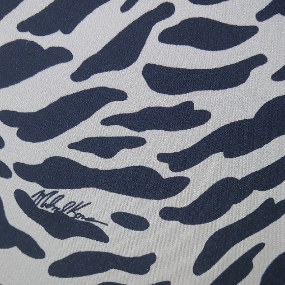 Michael Kors Black and White Crew Neck Short Sleeve Pull On Sheath Mini Dress S - Picture 3 of 16